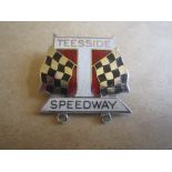 SPEEDWAY - TEESSIDE SILVER BADGE