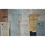 SPEEDWAY - 1957 GRASSTRACK PROGRAMMES X 9 MANY INCLUDE OFFICIAL RESULT SHEETS