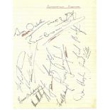 SPEEDWAY - VINTAGE SOUTHAMPTON RIDERS AUTOGRAPHS