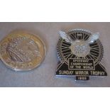 SPEEDWAY - 1969 WORLD FINAL SILVER BADGE