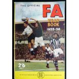 1955-56 FA YEAR BOOK AUTOGRAPHED BY STAN MORTENSEN