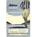 WEST BROMWICH W.B.A. F.A. CUP (WINNERS) 1953-54 V ROTHERHAM