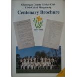 CRICKET - GLAMORGAN CENTENARY BROCHURE