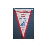 SPEEDWAY - WORLD TEAM CUP FINAL PENNANT 1978 WEST GERMANY