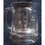 CRICKET - WARWICKSHIRE C.C.C. 1989 BIRMINGHAM CENTENARY GLASS LEAD CRYSTAL