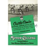 MOTOR CYCLING - 1956 CASTLE COMBE PROGRAMME