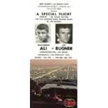 BOXING - 1973 ALI V BUGNER ADVERTISING FLYER