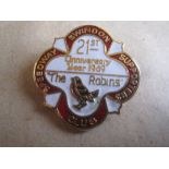 SPEEDWAY - SWINDON 1969 ANNIVERSARY GILT BADGE