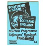 SCOTTISH PROGRAMME COLLECTORS' HANDBOOK 1985 CELTIC RANGERS RAITH DUNDEE ETC.