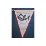 SPEEDWAY - TEMPLETON NEW ZEALAND 1976 WORLD CHAMPIONSHIPS PENNANT