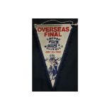 SPEEDWAY - 1982 OVERSEAS FINAL @ WHITE CITY LONDON PENNANT