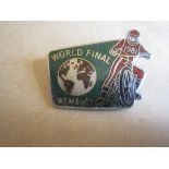 SPEEDWAY - 1981 WORLD FINAL @ WEMBLEY SILVER BADGE