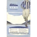 WEST BROMWICH W.B.A. V BURNLEY 1953-54