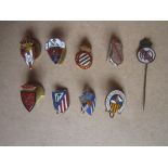 VINTAGE BADGE COLLECTION INCLUDES PORTUGUESE CLUBS