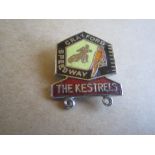 SPEEDWAY - CRAYFORD KESTRELS SILVER BADGE