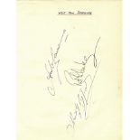 SPEEDWAY - VINTAGE WEST HAM RIDERS AUTOGRAPHS