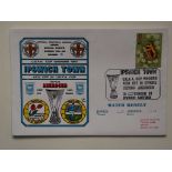 1981 POSTAL COVER - IPSWICH V ABERDEEN UEFA CUP