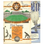 WOLVERHAMPTON WOLVES V WEST BROMWICH W.B.A. HOME AND AWAY 1954-55