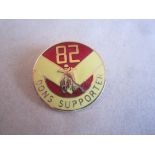 SPEEDWAY - 1982 WIMBLEDON GILT BADGE