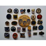 COLLECTION OF SHREWSBURY TOWN BADGES X 28
