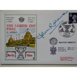 1974 LEAGUE CUP FINAL WOLVES V MAN CITY LIMITED EDITION AUTOGRAPHED POSTAL COVER - JOHN RICHARDS