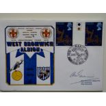 WEST BROMWICH ALBION - CENTENARY POSTAL COVER AUTOGRAPHED BY ALAN EVERISS