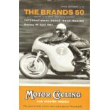 MOTOR CYCLING - 1961 THE BRANDIS PROGRAMME @ BRANDS HATCH