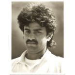 CRICKET - MANOJ PRABHAKAR INDIA ORIGINAL PRESS PHOTOGRAPH