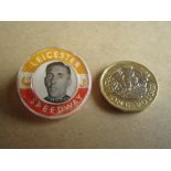 SPEEDWAY - JOCK GRIERSON LEICESTER ORIGINAL 1950'S PLASTIC BADGE