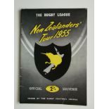 RUGBY LEAGUE - NEW ZEALANDERS TOUR 1955