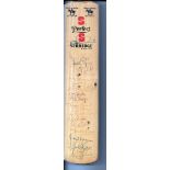 CRICKET - SOMERSET AUTOGRAPHED MINIATURE BAT