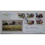 CRICKET - POSTAL COVER AUTOGRAPHED BY COLIN COWDREY