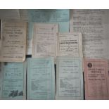 SPEEDWAY - 1958 GRASSTRACK PROGRAMMES X 7 MANY INCLUDE OFFICIAL RESULT SHEETS