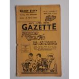 MOTORBIKE SCRAMBLING - 1937 SOUTH EASTERN GAZETTE PROGRAMME