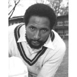 CRICKET - ORIGINAL PRESS PHOTO OF ANDREW ROBERTS WEST INDIES