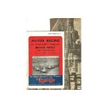 MOTOR RACING - BRANDS HATCH PROGRAMME 21ST SEPTEMBER 1952