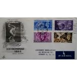 1948 OLYMPICS - GREAT BRITAIN ILLUSTRATED FIRST DAY COVER 29TH JULY 1948