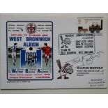 WEST BROMWICH ALBION POSTAL COVER AUTOGRAPHED BY TONY BROWN