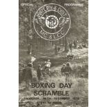 SCRAMBLING - 1974 WITLEY M.C. & L.C.C. BOXING DAY SCRAMBLE PROGRAMME