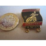 SPEEDWAY - PETERBOROUGH GILT BADGE