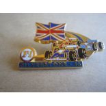 MOTORACING - 1995 SILVERSTONE GILT BADGE