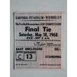 TICKET - 1968 FA CUP FINAL EVERTON V WEST BROMWICH ALBION