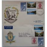 1956 OLYMPICS - TWO AUSTRALIAN FIRST DAY COVERS