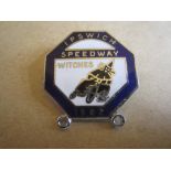 SPEEDWAY - 1982 IPSWICH SILVER BADGE