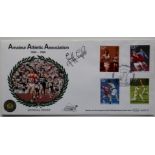 ATHLETICS - POSTAL COVER AUTOGRAPHED BY SEBASTIAN GEOFF CAPES