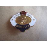 SPEEDWAY - 1971 EUROPEAN FINAL @ WEMBLEY GILT BADGE