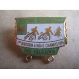 SPEEDWAY - EXETER 1974 1ST DIVISION CHAMPIONS GILT BADGE