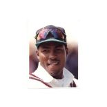 CRICKET - BRIAN LARA WEST INDIES ORIGINAL PRESS PHOTOGRAPH