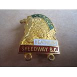 SPEEDWAY - CRADLEY HEATHENS S/C GILT BADGE