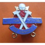 SPEEDWAY - WEST HAM GILT BADGE